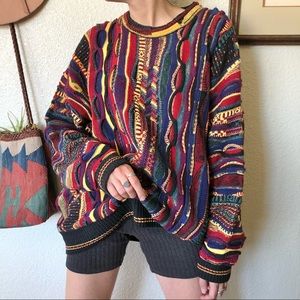 Vintage Biggie 3D Textured Sweater